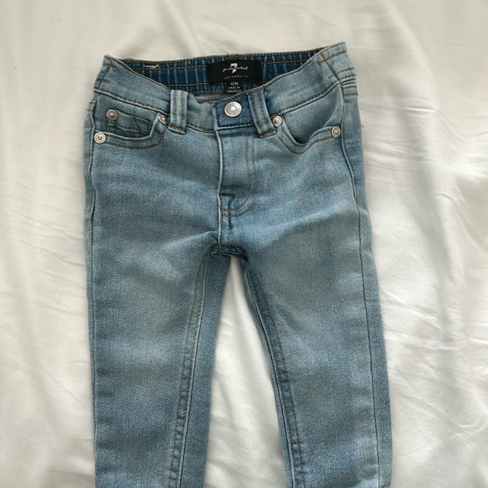 Seven for all mankind baby girl jeans size 12 months